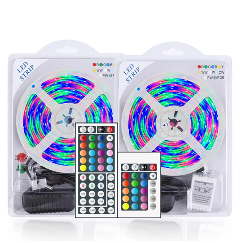 5 м светодиодный светильник с бар Водонепроницаемый 3528RGB Цвет шатер 24-мя