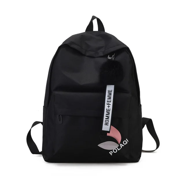 SB005-black Модный женский рюкзак, повседневный японский рюкзак на плечо, женские школьные рюкзаки, школьная сумка для девочек-подростков, Классический рюкзак - Цвет: SB005-black