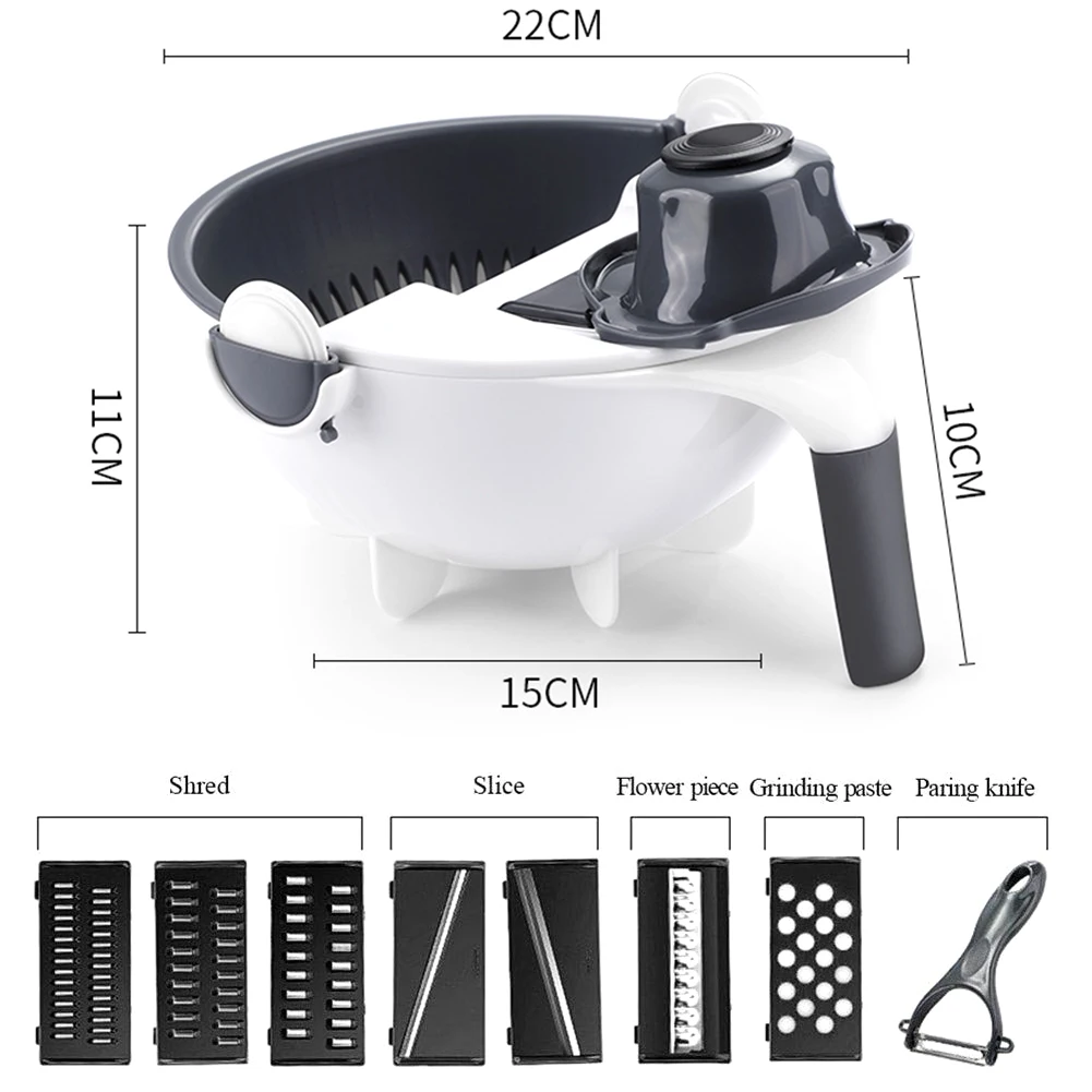 Многофункциональный Картофеля моркови шред резак измельчитель терка редис