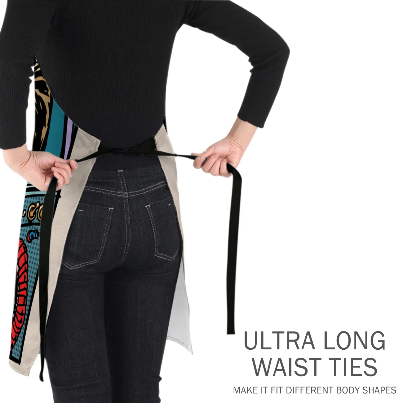 Астронавт целующаяся парочка Кухонный Фартук с узором Для женщин Взрослый