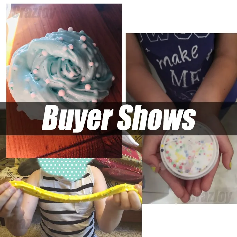 Большой шарик слайм наполнитель грязь добавление хлопка клей подвески для