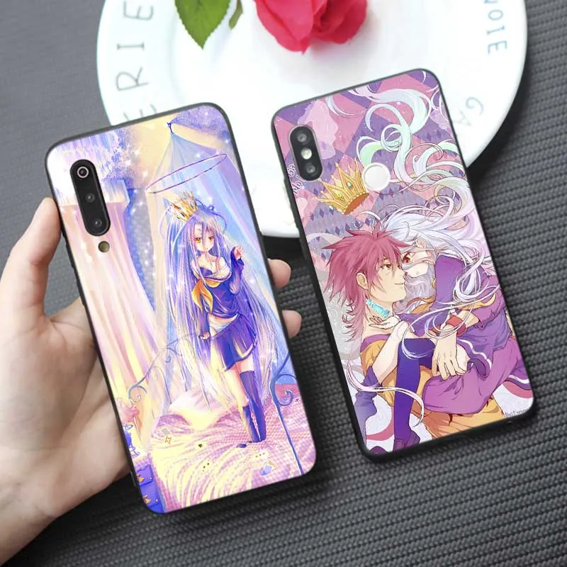 Чехол для телефона Anime No Game Life xiaomi mi 10 pro 9 9t se 8 pocophone f1 mix 3 мягкий силиконовый чехол |