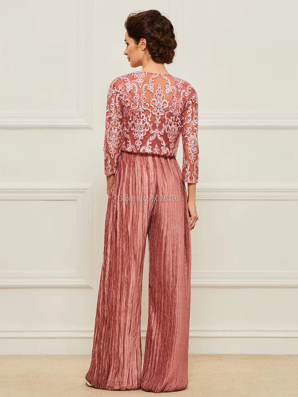 Новинка, модные длинные платья для мам с v-образным вырезом, без рукавов, с естественной широкой талией, со складками на поясе, свадебные платья с кружевным жакетом