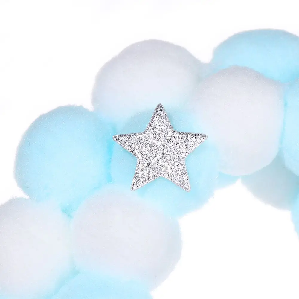 Мягкий украшение для свадебного торта Рождественский помпон облако торт Топпер