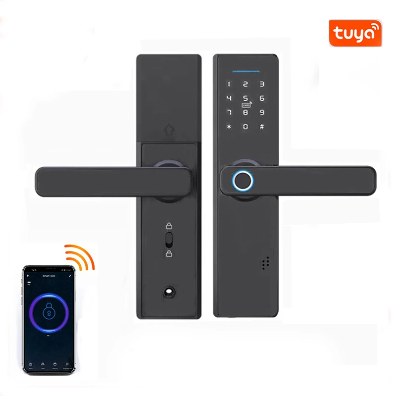 

Tuya WiFi Cerradura Inteligente Fingerprint Lock Smart Door lock Fechadura Eletronica Smart Lock Security Password RFID Unlock