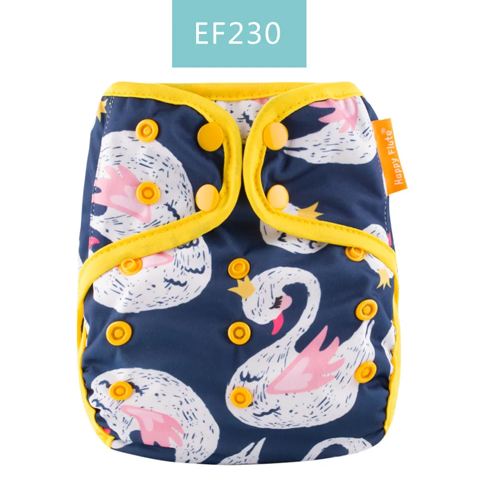 EF230 HappyFlute OS чехол для детских подгузников Новейший цветной переплет водонепроницаемый и многоразовый чехол для подгузников 1 шт - Цвет: EF230