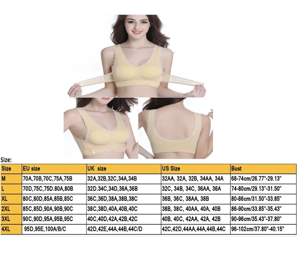 

3PCS/set Women Underwear Sexy Lingerie Lace Solid Color Front Cross Side Buckle Wireless Push up Breathable Sleep Sports Bra