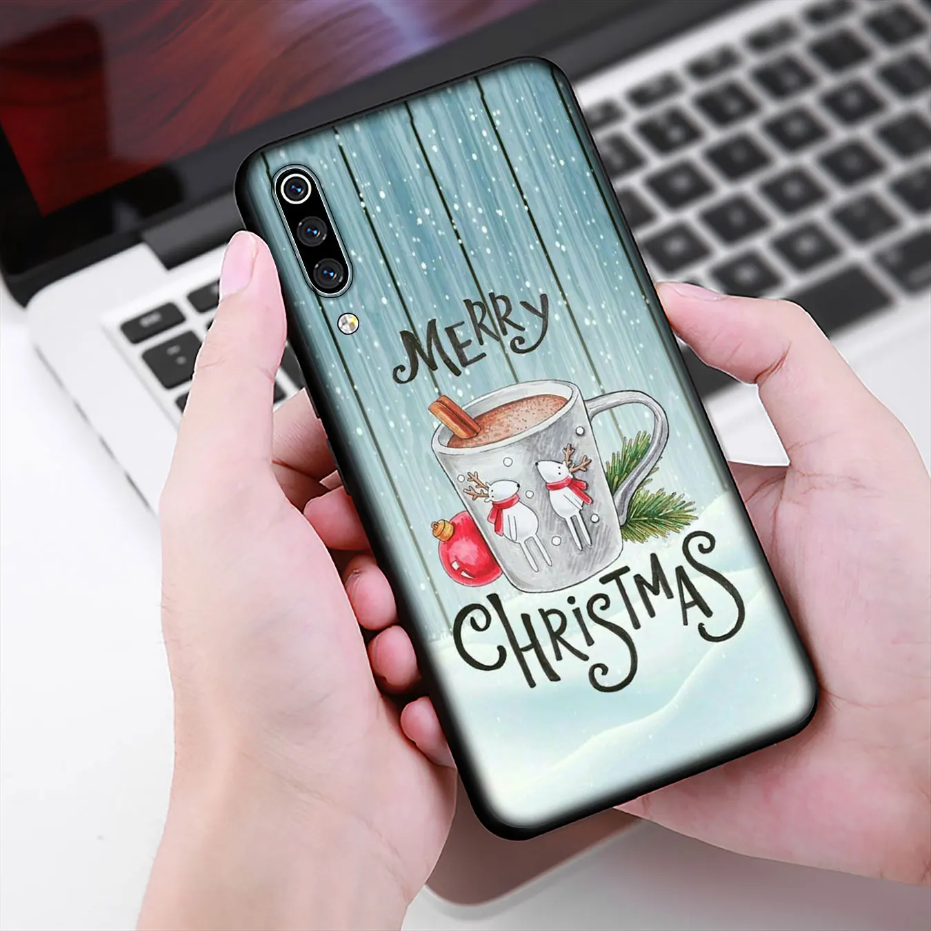 Счастливого Рождества мягкий силиконовый чехол из ТПУ для телефона Xiaomi Redmi Note 8 8A