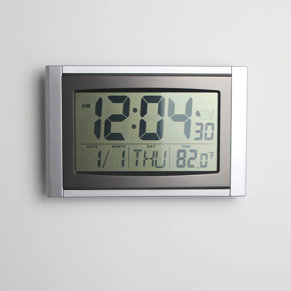 Popular Creative Large Lcd Display With Temperature Date Cal
