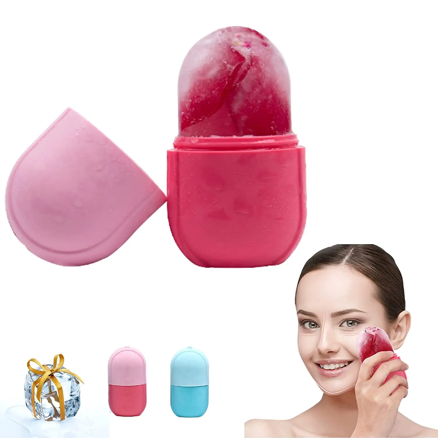 

2021 Face Ice Roller Facial Beauty Ice Roller Skin Care Tools For Face&Eyes, Remove Fine Lines, Shrink Pores, Reduce Acne