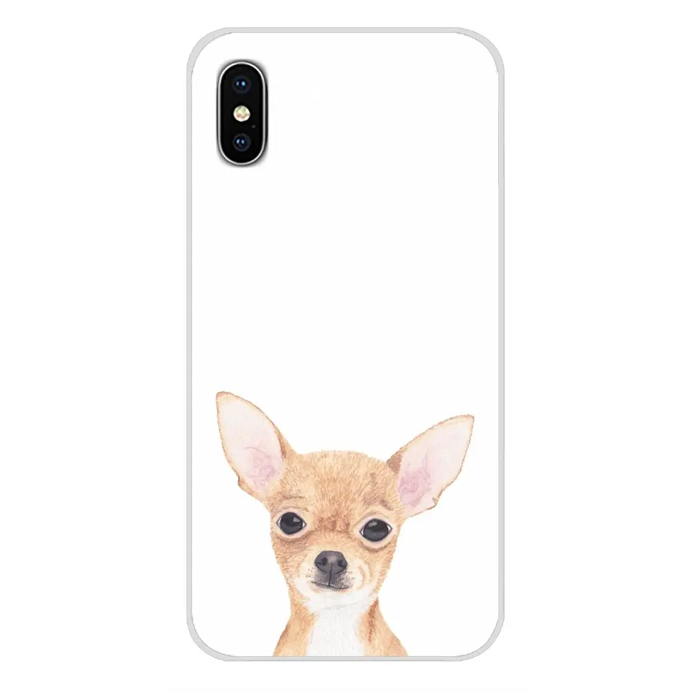 Животные Чихуахуа собака аксессуары чехлы для телефонов Чехлы Apple iPhone X XR XS 11Pro MAX 4S
