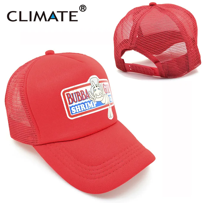 Бейсболка с сеткой CLIMATE Gump 1994 шапка Bubba шляпы для косплея s GUMP бега и занятий