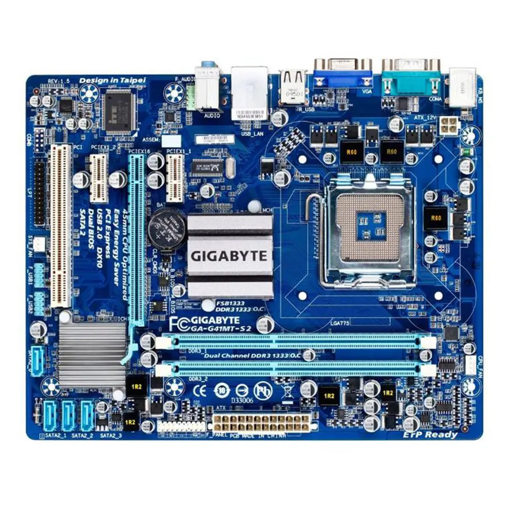 Gigabyte GA-G41MT-S2P оригинальная материнская плата ПК DDR3 LGA 775 G41MT-S2P/G41MT-S2/G41MT-S2PT G41 рабочего