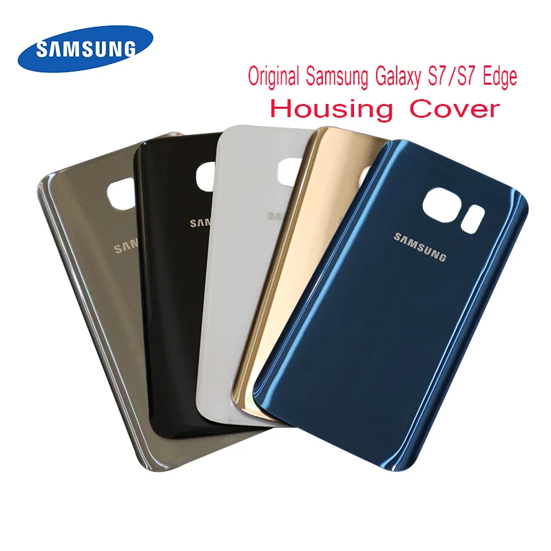 Оригинальная Крышка батарейного отсека Samsung Galaxy S7 G930F/S7 EDGE G935F чехол для Задняя