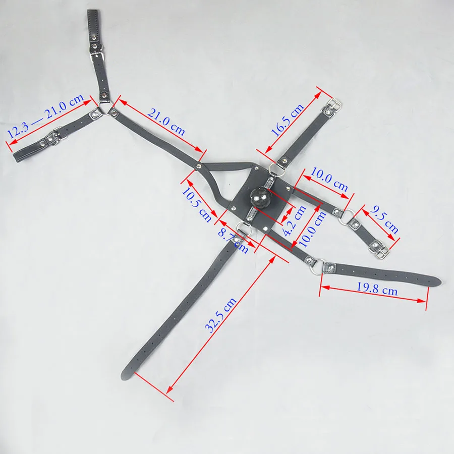 Силиконовые открытый рот кляп голова жгут маска BDSM морда Секс игрушки для пар| |