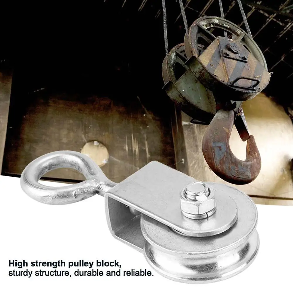 Нержавеющая сталь 0 3 тонн шкив стальной проволочный Одноколесный поворотный