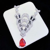 67x77mm womens high quality classic zircon sweater chain pendant tassel pendant new jewelry accessories