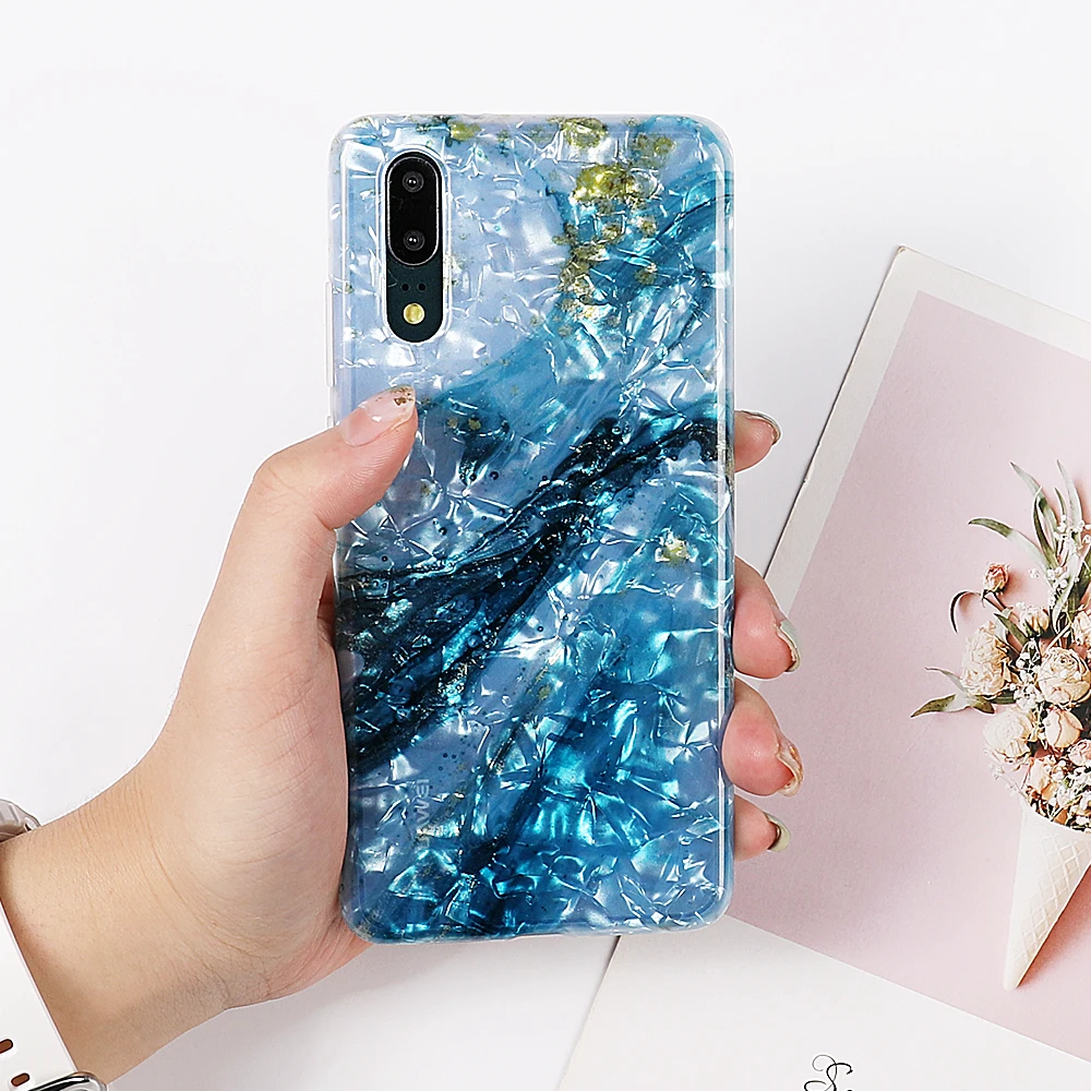 Чехол для телефона LOVECOM для huawei mate 30 20 Pro Lite P30 P20 Pro Lite Nova 4 3 3e винтажная мягкая задняя крышка IMD с треснутым мрамором
