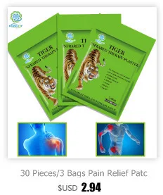 KONGDY пластырь Tiger Balm 7* каблук 10 см трансдермальные боли в шее пластырь 10 шт./упак. травяные обезболивающие Pad мешок с застежкой-молнией Мышцы Массажер