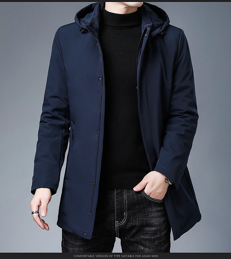 2020 Winter new arrival high quality Liner Detachable Men's Coat 90% White Duck Down Jackets Men Casual Jacket Male size M-4XL waterproof puffer jacket