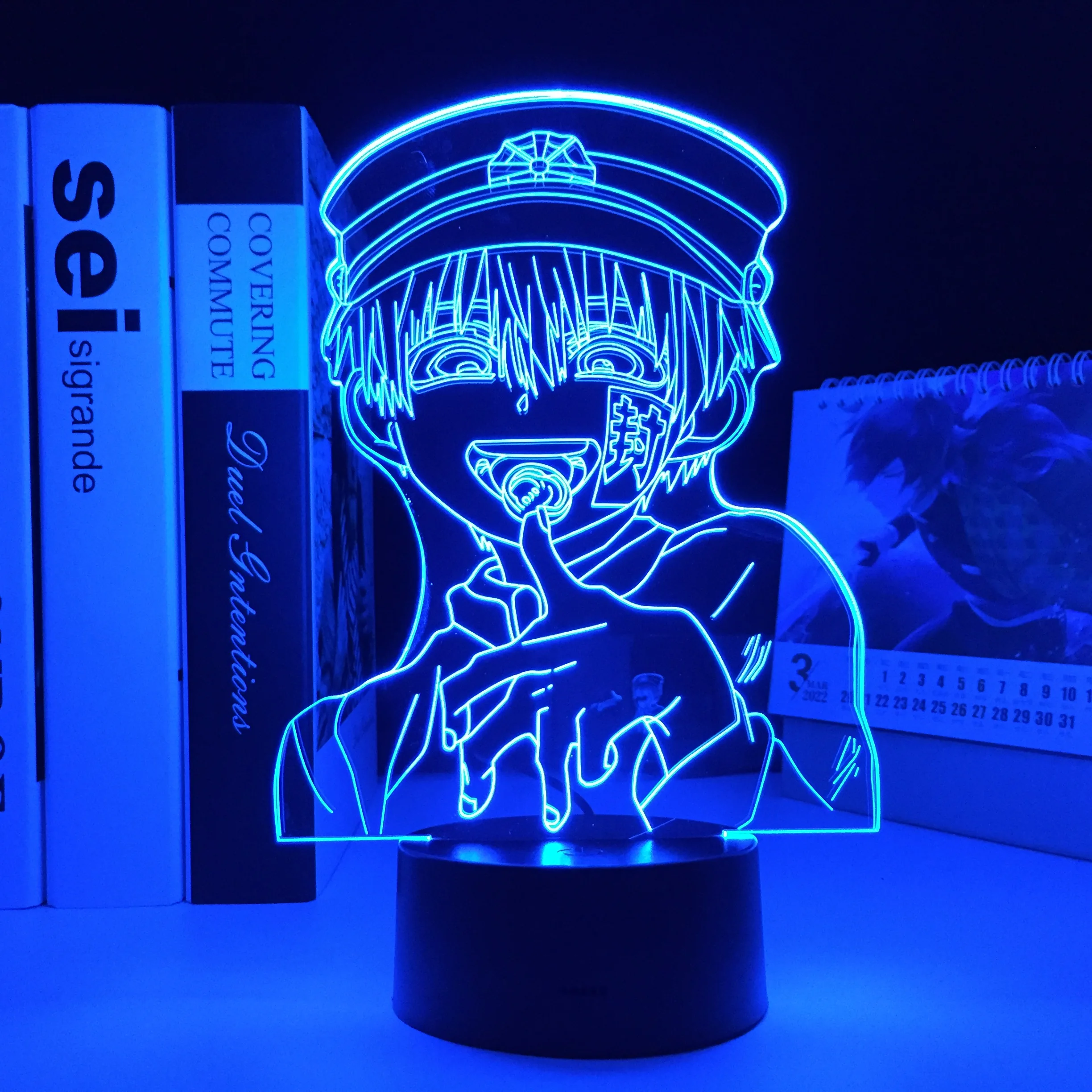

Аниме 3D лампа для туалета Hanako Kun светодиодный ночсветильник для дня рождения декор комнаты ночсветильник для туалета Hanako Kun Ночная лампа
