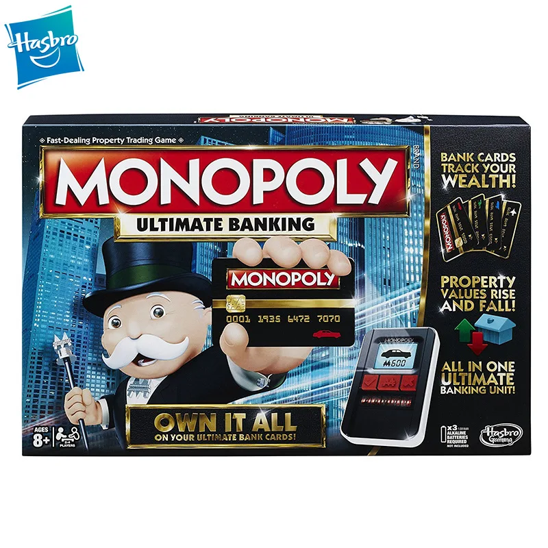 Hasbro игровая монопольная китайская версия улучшенная электронная банкинг игра