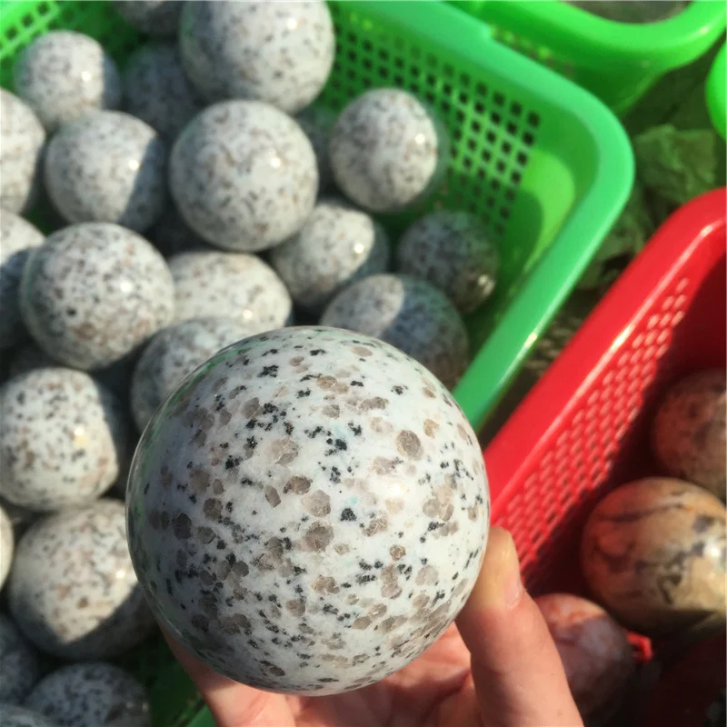 

2.2LB New Arrival Wholesale Gemstone Sphere Tianshan Blue Polished Stone Balls
