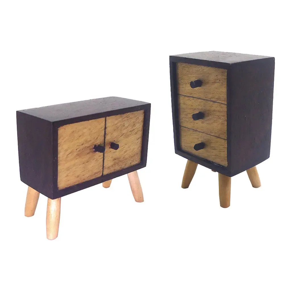 

1:12 миниатюрный зеркальный шкаф для хранения кукольного домика для гостиной и спальни