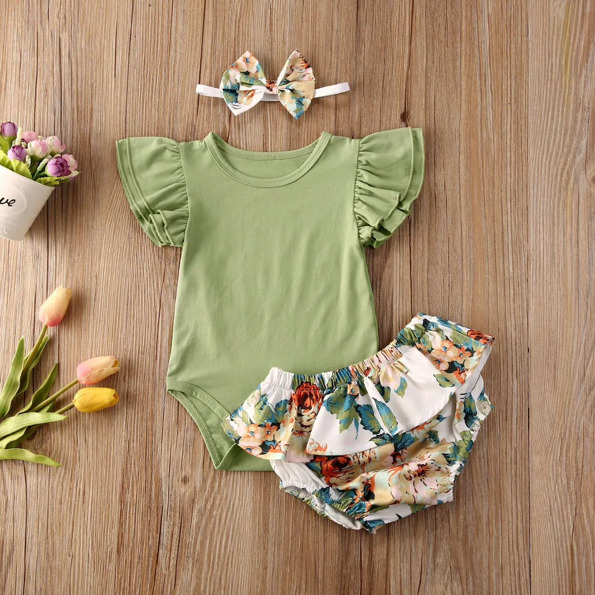 

Комбинезон детский, с коротким рукавом, с юбкой-пачкой, 3 шт.