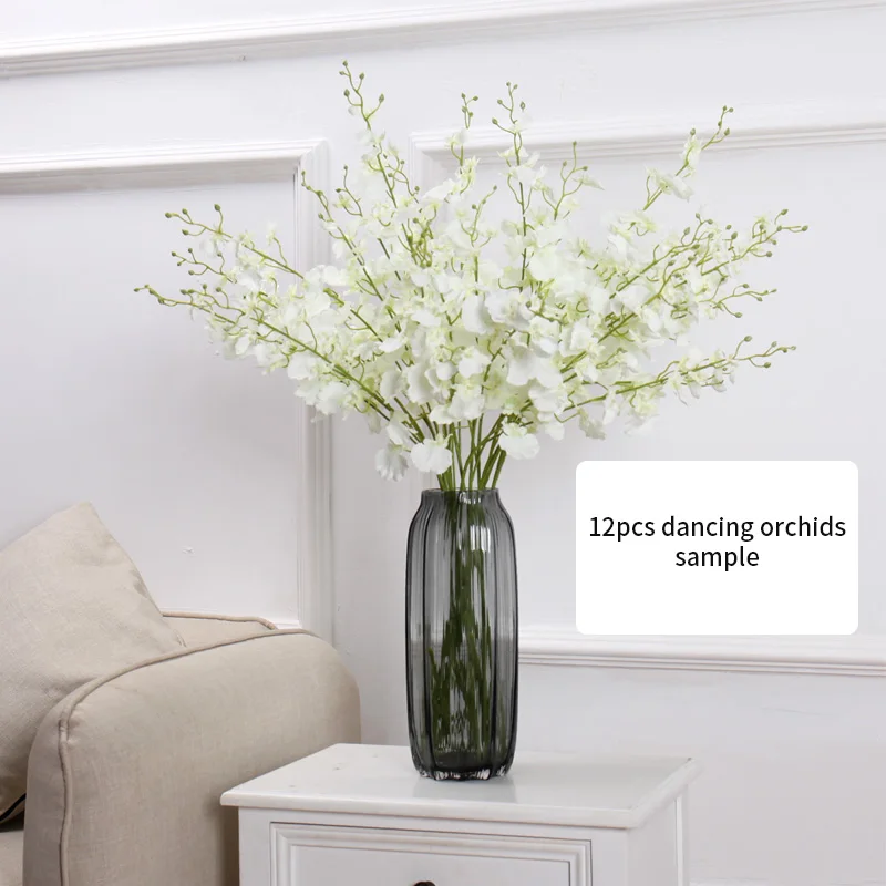 88 см искусственные цветы орхидеи из шелка танцующая дама Пластиковые для