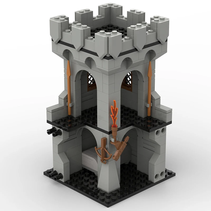 Military Series Medieval Century Ancient City Wall Castle Watchtower MOC Building Blocks Bricks Toys Christmas Gifts | Игрушки и хобби