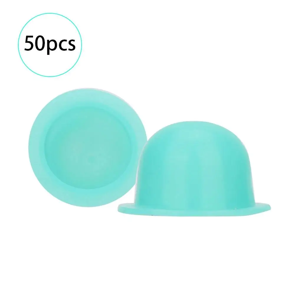 50Pcs Disposable U-shaped Color Cup Silicone Tattoo Ink Paint Storage Container Semi-Permanent Makeup Accessories Tools Articles | Красота и
