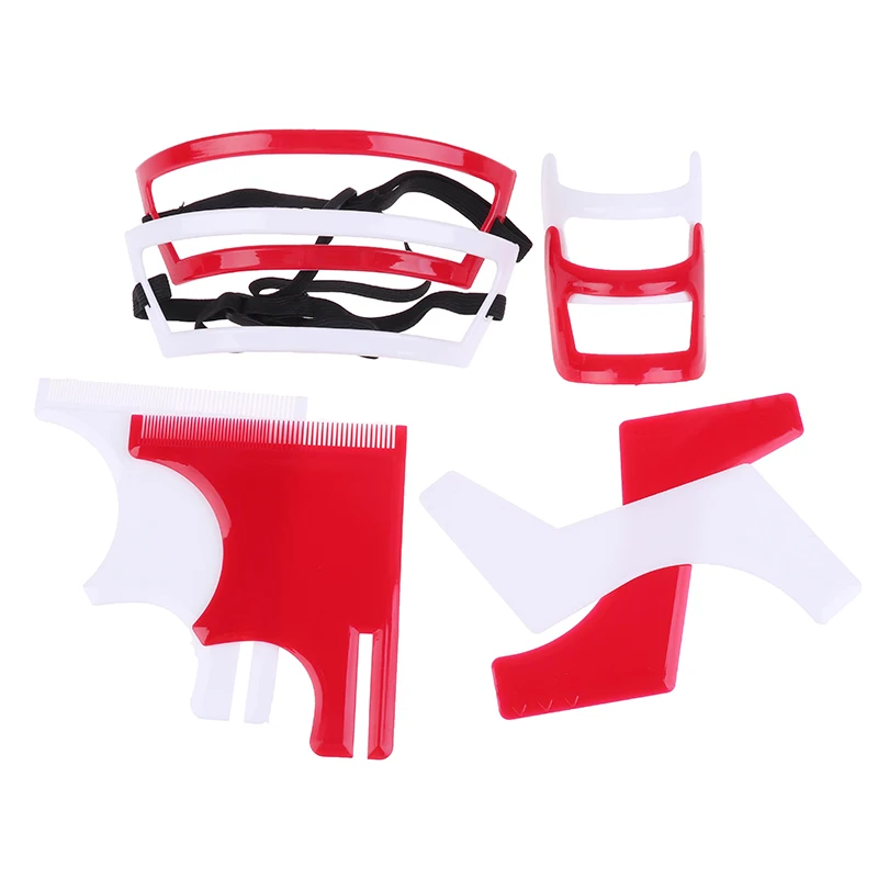 2/3/4 шт. трафареты для стрижки шеи и бороды | Красота здоровье