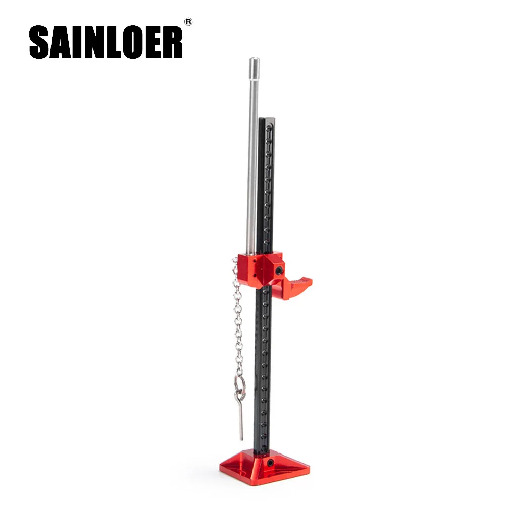 

SAINLOER 1/10 Scale Accessories Metal Mini Lifting Jack for RC Crawler Car Axial SCX10 Traxxas TRX4 Tamiya CC01 RC4WD D90 D110