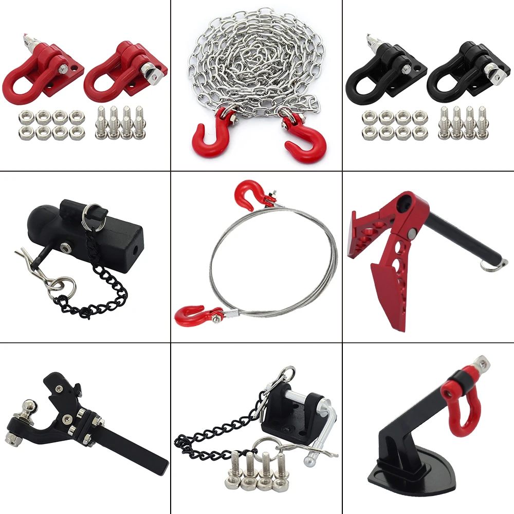 Металлическая цепь для восстановления прицепа сцепка скоба лебедка якорь RC Crawler