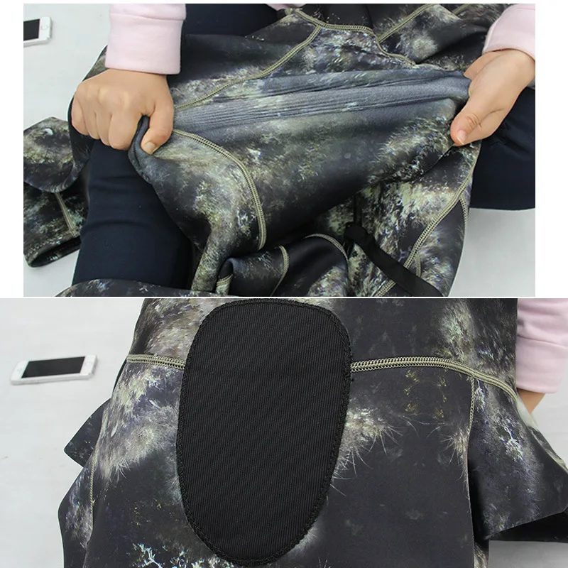 Мужской слитный гидрокостюм 1 5 мм камуфляжный костюм для подводной охоты