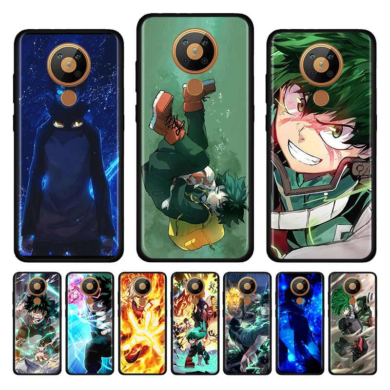 

My Hero Academia Midoriya Phone for Nokia 2.4 3.4 C3 C5 Endi C2 tenen tava 2.2 2.3 3.2 4.2 6.2 7.2 1.3 5.3 8.3 Case Shell