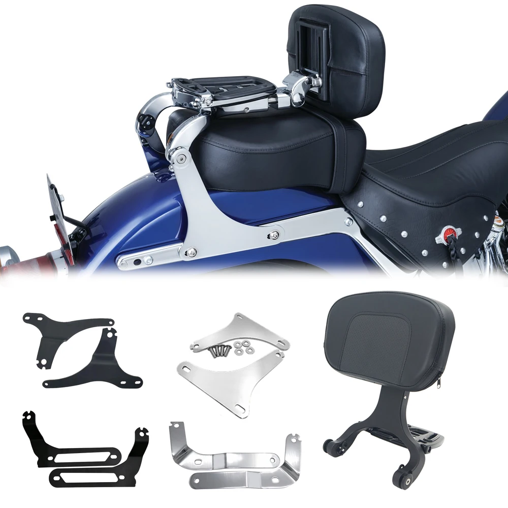 Универсальная спинка для водителя Harley Fat Boy Street Bob Dyna Softail break Out Sportster XL 883 Touring Road King |