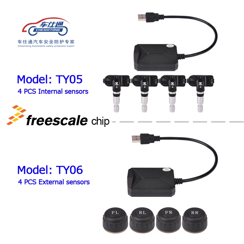 USB Android TPMS монитор давления в шинах/Android навигационная система контроля давления в шинах/Беспроводная передача TPMS - Тип: TY05 TY06