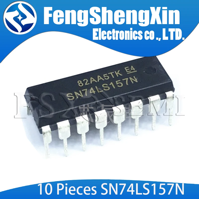 

10pcs SN74LS157N 74LS157 DIP-16 QUAD 2-INPUT MULTIPLEXER IC