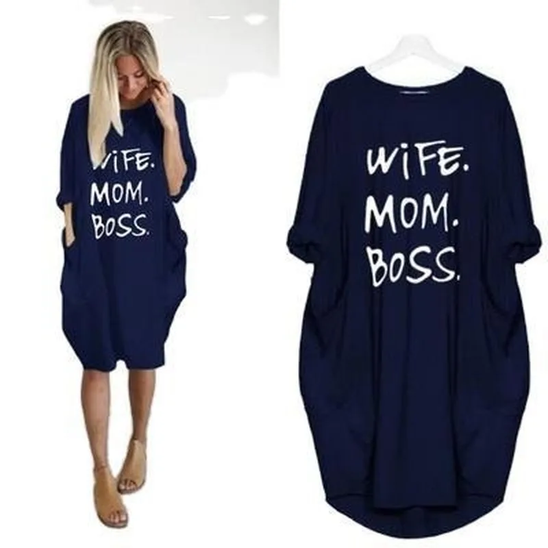 Женское платье с буквенным принтом LOUMANDO летнее дизайнерское повседневное