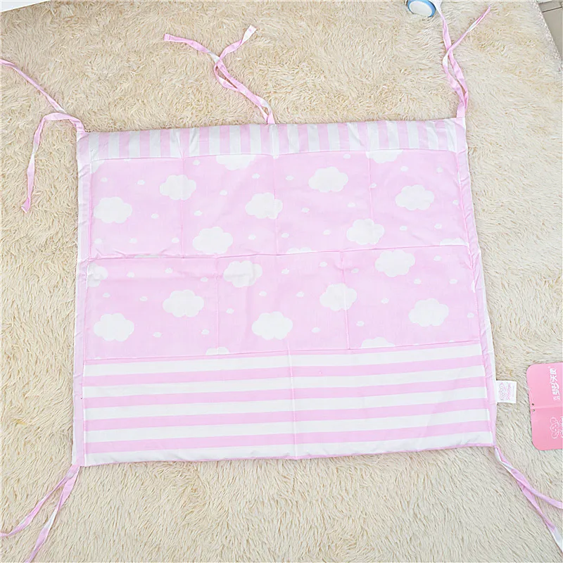 bed backrest pink 4 шт. бампер для детской кровати в кроватку бампер для детской кроватки бампер для новорожденных Комплект постельного белья для малышей украшение комнаты - Цвет: bed backrest pink