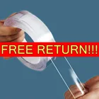 Двусторонняя нано-лента, двусторонняя, многоразовая, клейкая, очищаемая