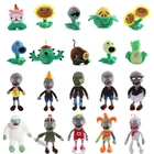 Игрушки плюшевые Растения против Зомби, PVZ растения и зомби, мягкая игровая игрушка, подарок для детей, 20 шт.лот, 13-30 см