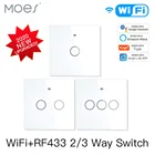 2020 Новый Wi-Fi RF433 умный сенсорный выключатель 23 Way Smart LifeTuya App Control,Alexa Google Home Голосовое управление 13 Gang EU