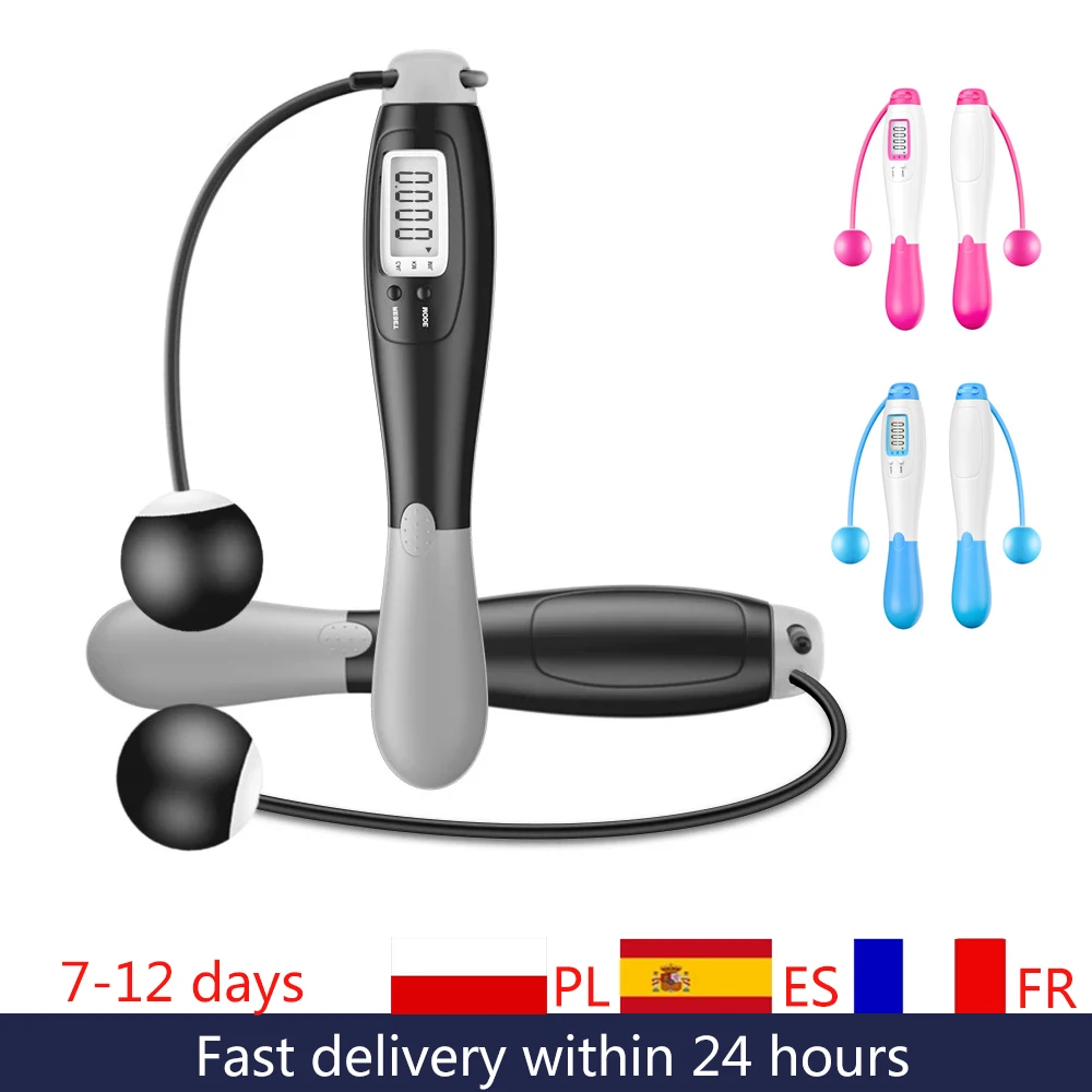 Беспроводная Скакалка Электронная цифровая скакалка потребление калорий