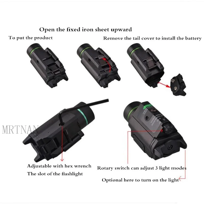 Hot Sale Laser Flashlight Combo Aligner Sight Accessories Infrared Green Light Hunting Aid 2021 | Спорт и развлечения