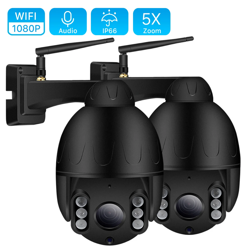 

ANBIUX 1080P 2MP PTZ IP Camera Outdoor 5X ZOOM Waterproof Mini Speed Dome Camera 2MP H.264 IR 50M P2P CCTV Home Security Camera