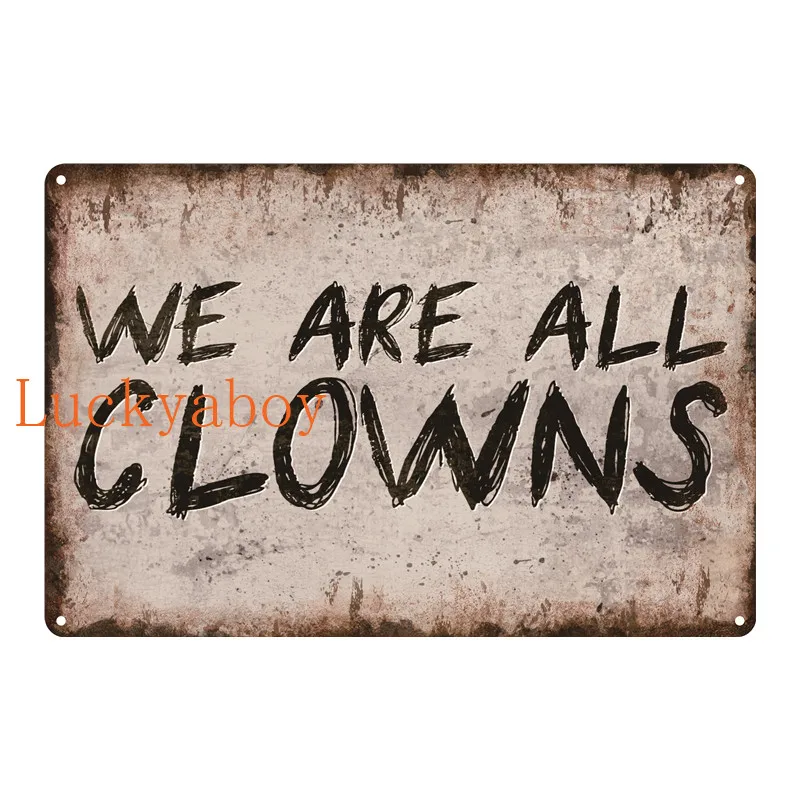 

Warning Inspiring Slogan Vintage Metal Tin Signs Home Bar Pub Garage Decor Plates Man Cave Wall Sticker