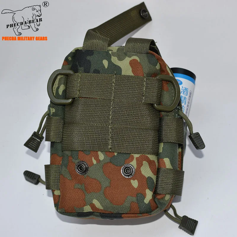 Flecktarn 1000D нейлоновая Мужская камуфляжная сумка Многофункциональный военно